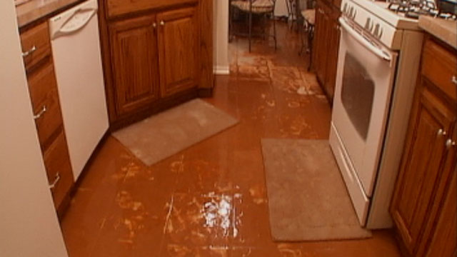 Kitchen Water Damage